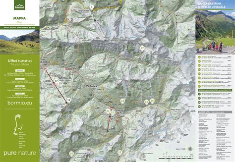 Mappa Rifugi Valfurva Map Of The Alpine Huts In Valfurva By Bormio