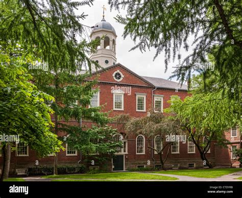 Harvard Hall Cambridge Ma Stock Photo Alamy