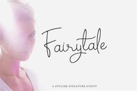 Fairytale Font By Pasha Larin • Chic Signature Script Font Would Be