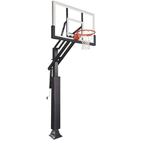 Game Changer In Ground Adjustable Basketball Goal Hoop With 60 Glass