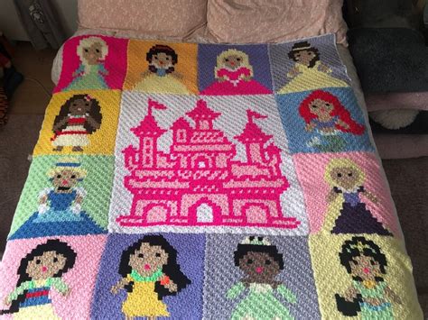 Full C2c Crochet Disney Blanket Pdf Instant Download