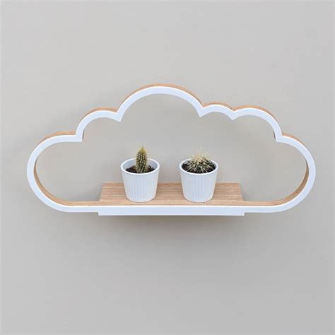 Modern Wooden Cloud Shelf By Youbadcat