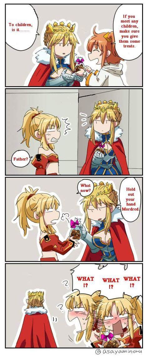 Lancer Artoria And Mordred Fate Stay Night Fate Apocrypha Mordred