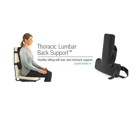 Optp Thoracic Lumbar Back Support Positioning Aid For Better Posture