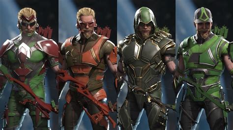Green Arrow Skins Injustice 2 Conjuntos De Equipo Épico Epic