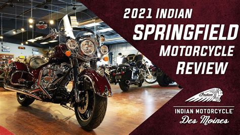 2021 Indian Springfield Motorcycle Review Youtube