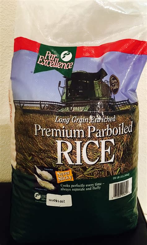 Par Excellence Parboiled Long Grain Rice 25lb