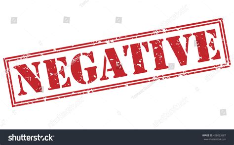 Negative Stamp Stock Illustration 428023687 Shutterstock