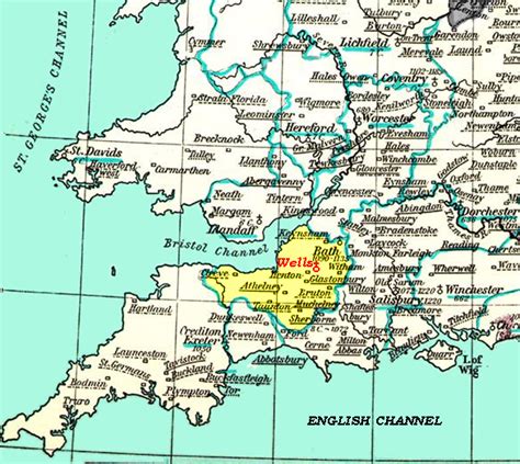 Wells England Map Afp Cv