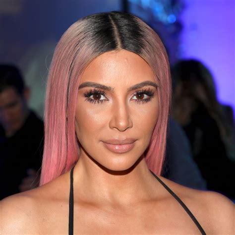 Kim Kardashian West Dyed Her Hair From Pink To Dark Brown Allure