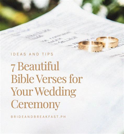 7 Bible Verses For Your Wedding Philippines Wedding Blog