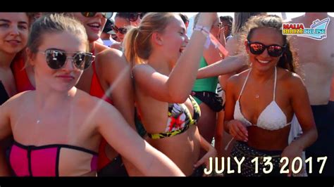 Malia Booze Cruise We Are The Party July Youtube