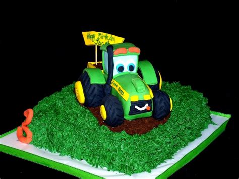 Toller trecker aus fertigen kuchen als überraschung für den. Tractor Cake in 2020 | Geburtstagskuchen, Kuchen, Geburt