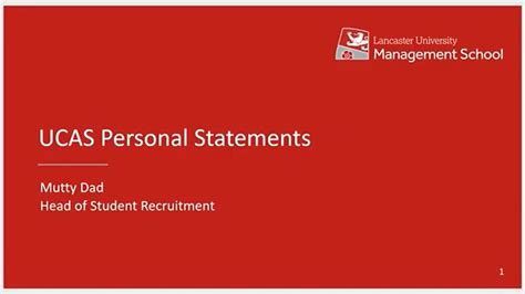 Writing Your Ucas Personal Statement Youtube