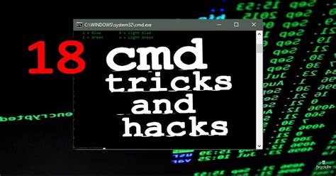 The List Of Some Useful Cmd Commands For Your Windows