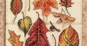 We provide our patterns in pdf format. Leaves of Autumn cross stitch pattern - Counted cross ...