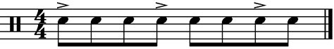 Example 1 gives just one sample of the prominent role syncopation plays in rock music. Syncopation Basics - An Eighth Note Example