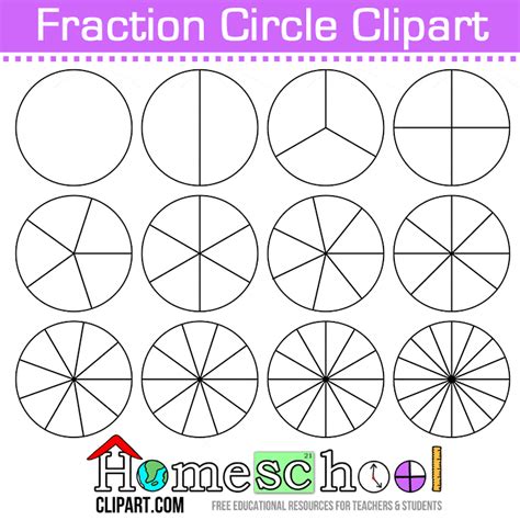 Fraction Circles Printable Printable World Holiday