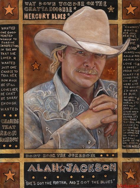 Alan Jackson Painting By Ray Stephenson Would You Like A Painting Of