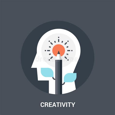 Creativity Icon Concept Stock Vector Illustration Of Brain 85582145