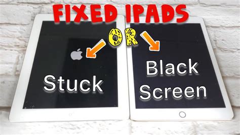 All Ipads How To Fix Black Screen Stuck Apple Logo Boot Loop Won