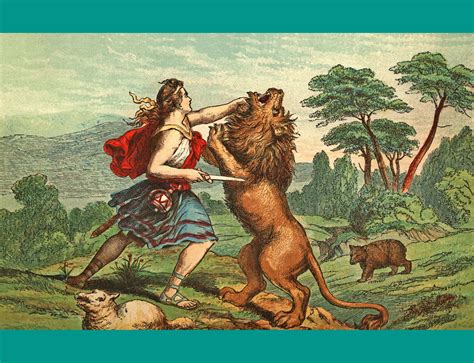 Bible Story Pictures For David And Goliath David Kills Lion And Bear The Scripture Lady
