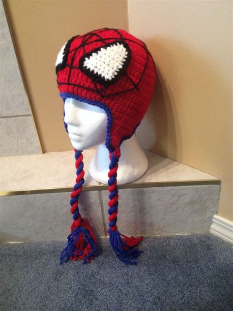 Spider Man Crocheted Hat In 2023 Cute Crochet Crochet Hats Free