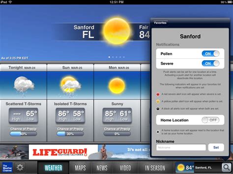 What streaming services have the weather channel? The Weather Channel Apps Get Updated For Spring And The ...