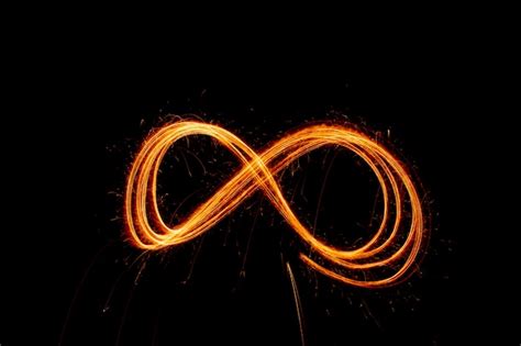 Free Photo Abstract Light Painting In The Dark