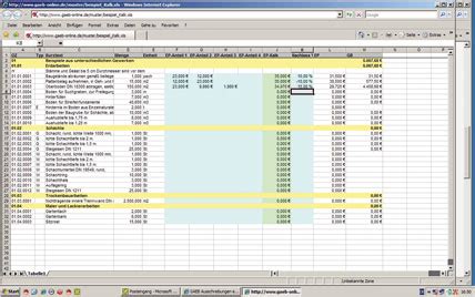 Das tagesdatum wird automatisch von excel berechnet und im jeweiligen monatsblatt eingetragen. GAEB-Viewer ermöglicht komfortables Kalkulieren mit Excel ...