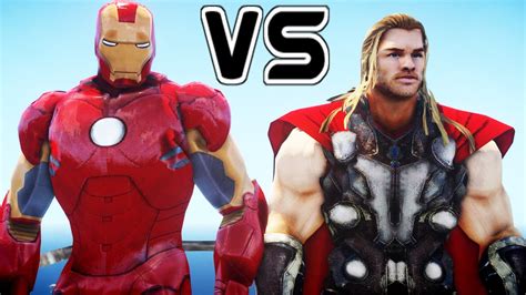Iron Man Vs Thor Epic Battle Youtube
