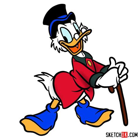 How To Draw Scrooge Mcduck At How To Draw