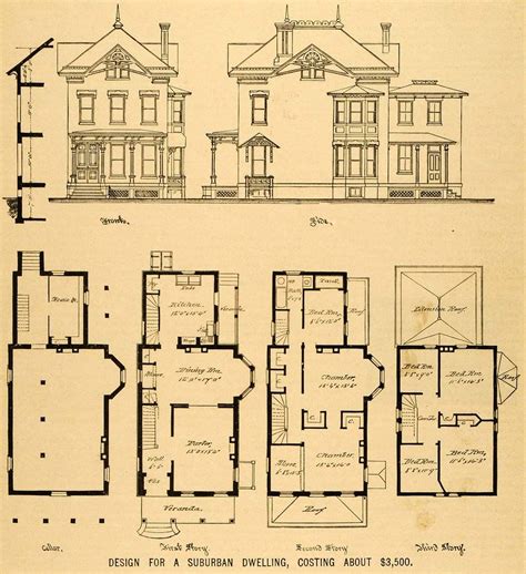 Exploring The Unique Floor Plans Of Victorian Houses House Plans