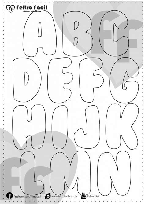 Letras Alphabets Letters Numbers Letras De Fieltro Moldes De My XXX