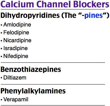 Find out about these medications and their side effects. The 25+ best Calcium channel blocker ideas on Pinterest ...