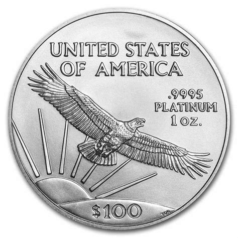 Buy 2022 1 Oz Platinum American Eagles Bu Guidance Corporation