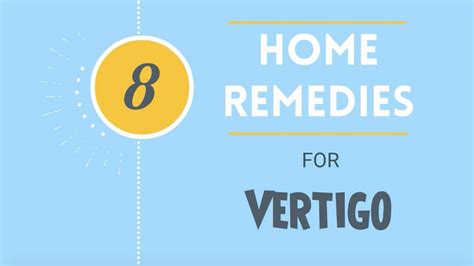 Home Remedies For Vertigo Youtube