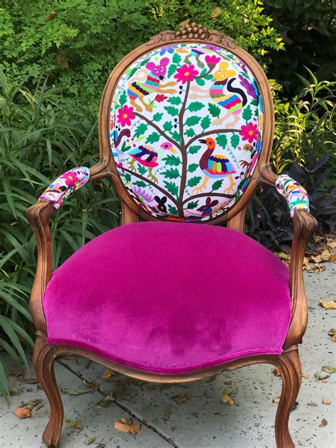 Eclectic Boho Chairs Etsy Repurposedfurniture Boho Chair Eclectic