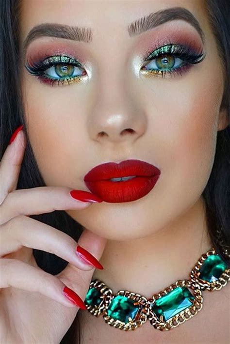 48 Red Lipstick Looks Get Ready For A New Kind Of Magic Christmas