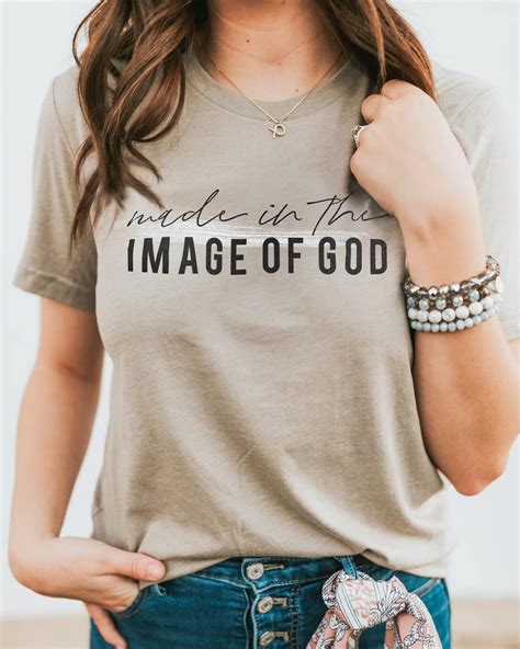 Made In The Image Of God Tee Christian Shirts Designs Cute Shirt
