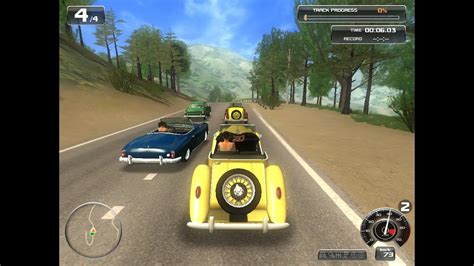 Classic Car Racing Windows Game 2008 Youtube