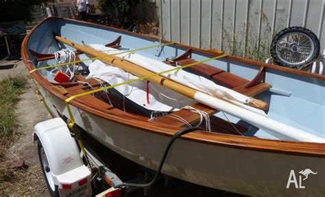 17 Foot Tirrik Design Wooden Sail Boat Professionally Built For Sale