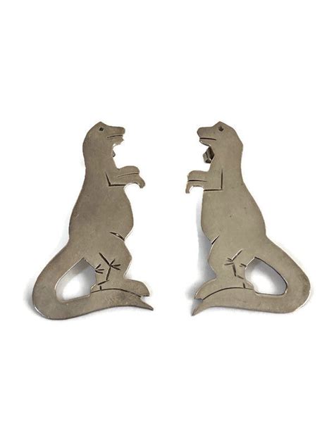 At sterling sound, we are fortunate to work with some of the most talented artists in the industry. Sterling Silver T-Rex Dinosaur Earrings - Vintage Renude
