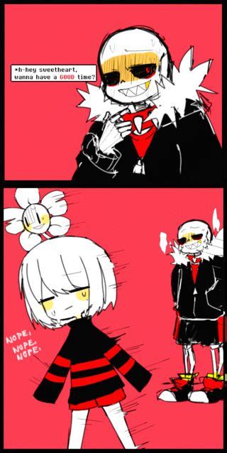 Image Result For Underfell Sans And Frisk