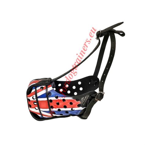 Muselière in trésor de la langue française informatisé. Muselière Union Flag pour chien | Muselière renforcée ...