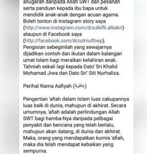Maybe you would like to learn more about one of these? Mufti Wilayah Persekutuan Kongsi Keistimewaan Nama Anak ...