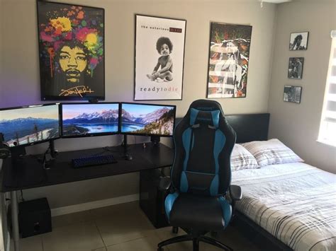 Battlestations Gamer Bedroom Bedroom Setup Small Game Rooms