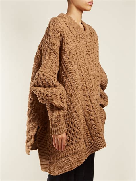 Oversized Chunky Knit Sweater Stella Mccartney Matchesfashioncom