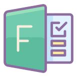 Microsoft Forms Icon In Cute Color Style