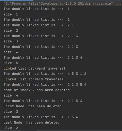 Doubly Linked List In Java Java Development Journal